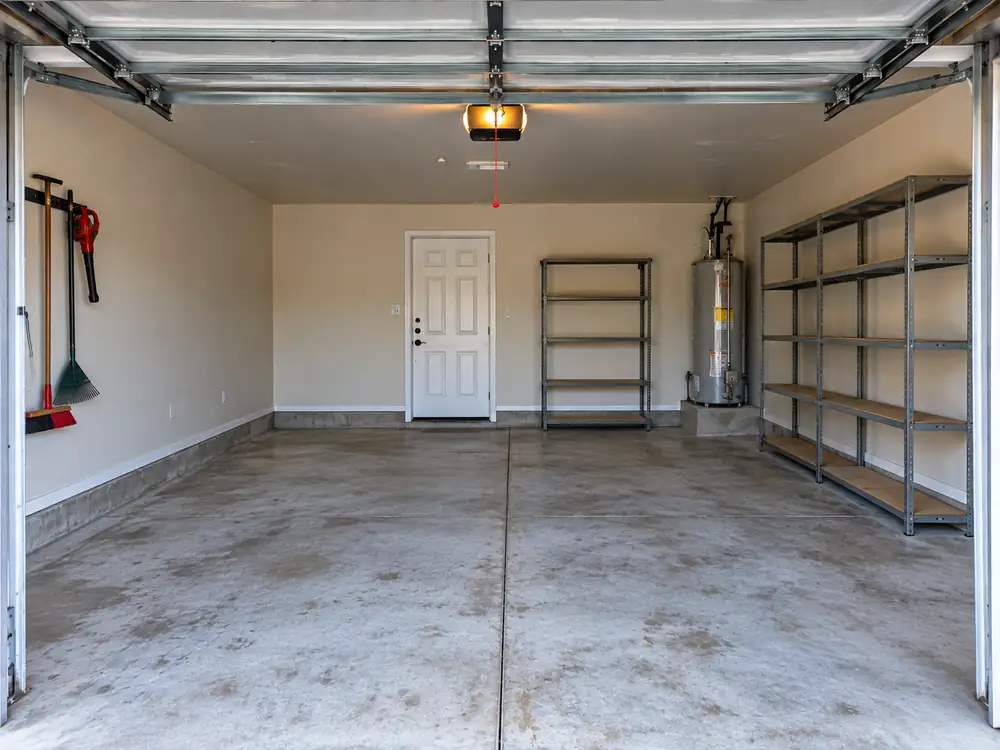 Garage cleanout after junk removal